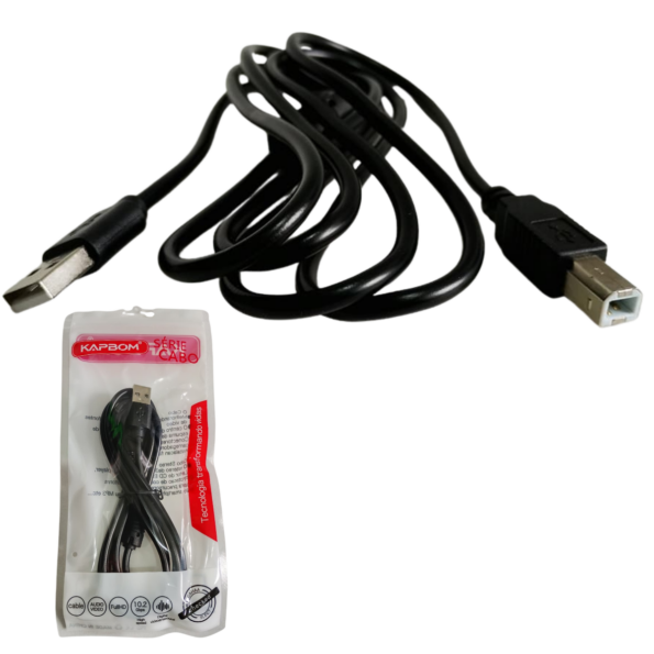 cabo para impressora usb 2.0 1.5m 10.2gps alta qualidade