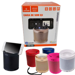 caixa de som multifuncional wireless speaker celular tablete