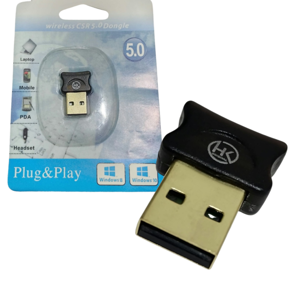 Adaptador USB Bluetooth 5.0 Conector Wireless Pc Dongle ELETRORADIOBRAZ ELET00001102 3.png